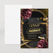 Response Card RSVP Karte (Vorne/Hinten)