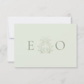 Response Card RSVP Karte (Rückseite)