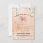 Response Card RSVP Karte (Vorderseite)