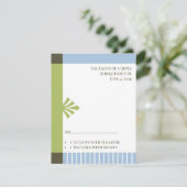 Response Card UAWG Taufe Einladung (Stehend Vorderseite)