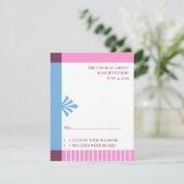 Response Card UAWG Taufe Einladung (Stehend Vorderseite)