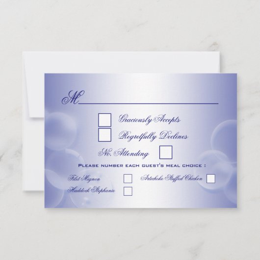 Response uAwg Beach Hochzeit RSVP Karte (Rückseite)