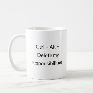 Responsibility Escape Plan - Tech Spaß Tasse