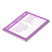 Responsibility Getting Ready AM PM Checklist Kid's Notizblock (Rotiert)