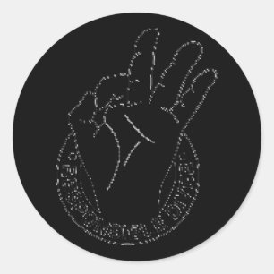 responsible_diver_logo_dark runder aufkleber