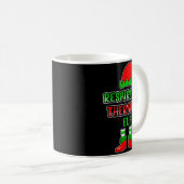 Resratory Therast Elf Resratory Therapy Christmas Kaffeetasse (VorderseiteRechts)