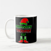 Resratory Therast Elf Resratory Therapy Christmas  Kaffeetasse (Links)
