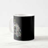 Resratory Therast Lung Christmas Lights Rt Pulmono Kaffeetasse (Vorderseite Links)