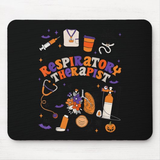 Resratory Therast Shirt Halloween Resratory Theras Mousepad (Vorne)