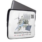 RESSOURCENynergy - Laptop-Sieb 13" Laptopschutzhülle (Vorne Rechts)