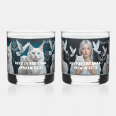 Rest in the Lord. (Psalm 37:7) Whiskyglas (Rückseite)