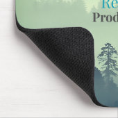Rest Is Productive – Minimal Motivational Mouse Pa Mousepad (Ecke)