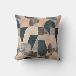 Rest Is Productive Throw Pillow | Cozy Neutral Kissen