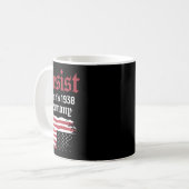 Rest like it's 1938 Deutschland USA Flag Kaffeetasse (Vorderseite Links)