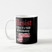 Rest like it's 1938 Deutschland USA Flag Kaffeetasse (Links)