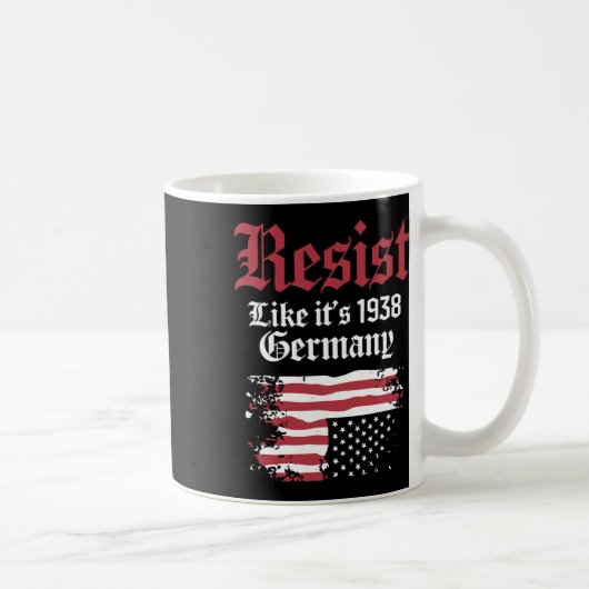 Rest like it's 1938 Deutschland USA Flag Kaffeetasse (Rechts)