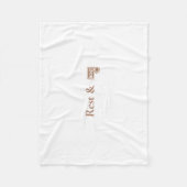 Rest & Reset Kuschelweich-Pflege-Fleece-Decke Fleecedecke (Vorderseite)
