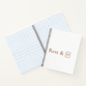 Rest & Reset Minimalistisches Wellness-Notizbuch Notizblock (Innenseite)