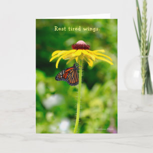 Rest tired wings:Nature provides comfort & healing Karte