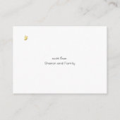 Rest Your Wings Mini Insert Cancer Support Card (Rückseite)