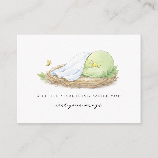 Rest Your Wings Mini Insert Cancer Support Card (Vorderseite)
