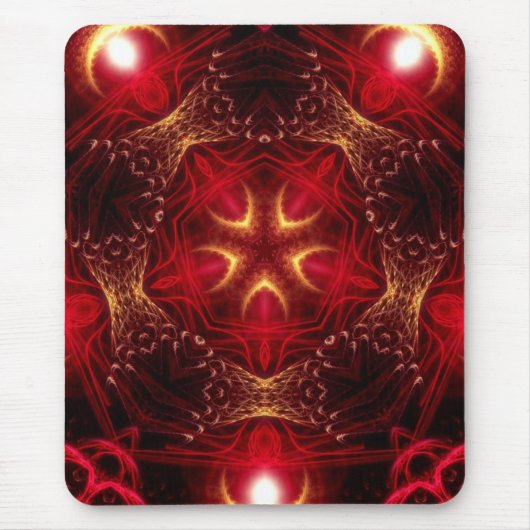 Restaro Fraktal Geometru Fraktal Art Mousepad (Vorne)