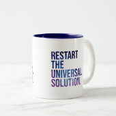 Restart the solution universal zweifarbige tasse (VorderseiteRechts)