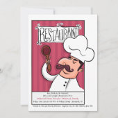 Restaurant-Abendessen-Einladung Einladung (Vorderseite)