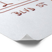 Restaurant am Boulevard | Saint-Germain, Paris Poster (Ecke)