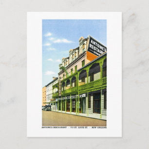 Restaurant Antoine, New Orleans, LA Postkarte