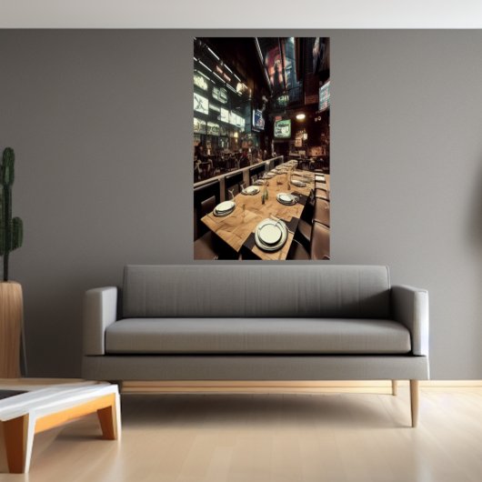 Restaurant Aurea Lux | AI Art Poster