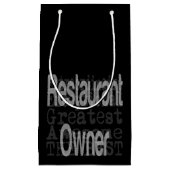 Restaurant Besitzer Extraordinator Kleine Geschenk Kleine Geschenktüte (Vorderseite)