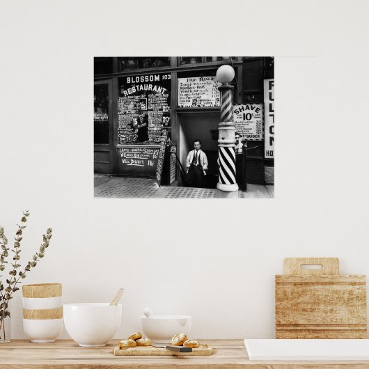 Restaurant Blossom, 103 Bowery, 1935 Poster (Küche)