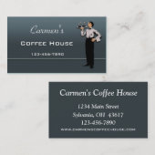 Restaurant Business Card Visitenkarte (Vorne/Hinten)