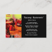Restaurant Business Card Visitenkarte (Vorderseite)