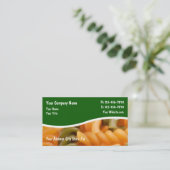 Restaurant Business Cards Visitenkarte (Stehend Vorderseite)