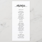 Restaurant Café Lounge Menü Menükarte (Vorderseite)