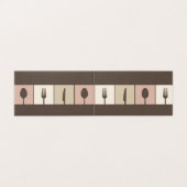 Restaurant Café Menü Business Gedeckte Karten (Außenseite Aufgefaltet)