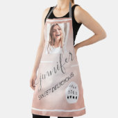 Restaurant Cakes Catering Foto Logo Rose Name Schürze (InSitu)