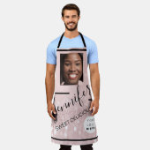 Restaurant Cakes Street Food Foto Logo Glitzer Schürze (Getragen)