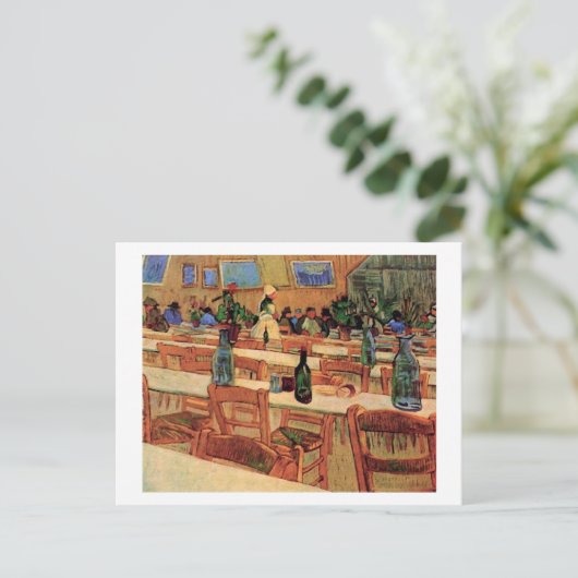 Restaurant Carrel in Arles, Van Gogh Postkarte (Stehend Vorderseite)