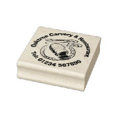 Restaurant & Carvery Business. Gummistempel (Stempel)