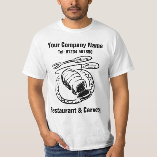 Restaurant & Carvery Diner T-Shirt (Vorderseite)