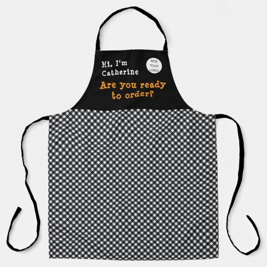 Restaurant Catering Business Schürze (Vorderseite)