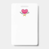 Restaurant - Catering Lanyard Abzeichen Ausweis (Rückseite)