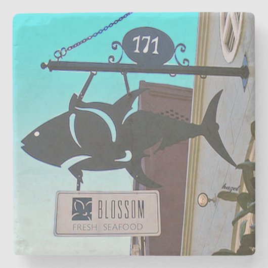 Restaurant Charleston, SC. Steinuntersetzer (Vorderseite)