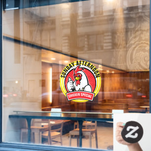 Restaurant Chicken Special Fensteraufkleber