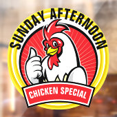 Restaurant Chicken Special Fensteraufkleber (Blatt 2)