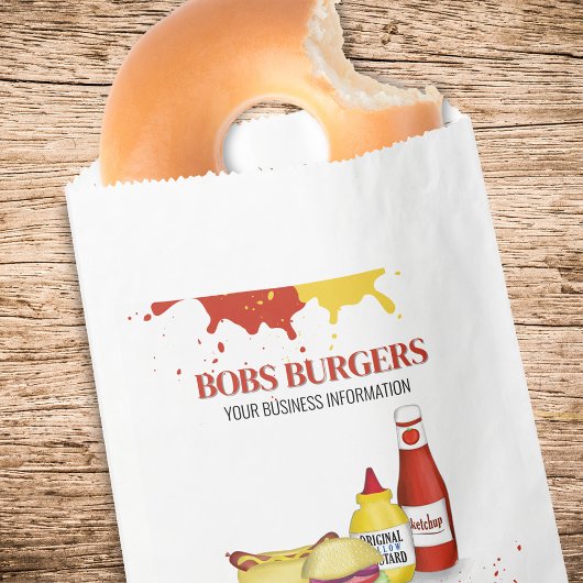 Restaurant Custom Hamburger zu gehen Geschenktütchen