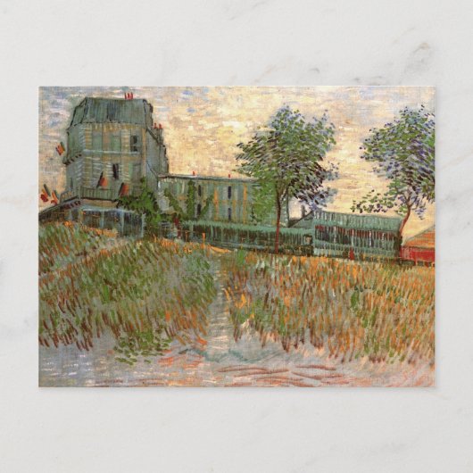Restaurant de la Sirène Asnières, Van Gogh Fine Postkarte (Vorderseite)